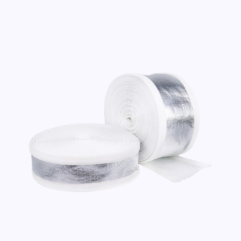 Aluminum Foil Fiberglass Sleeve With Velcro