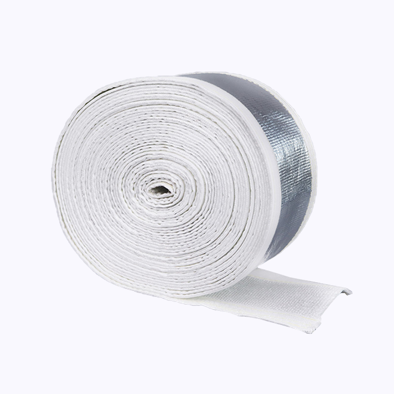 Aluminum Foil Fiberglass Sleeve With Velcro