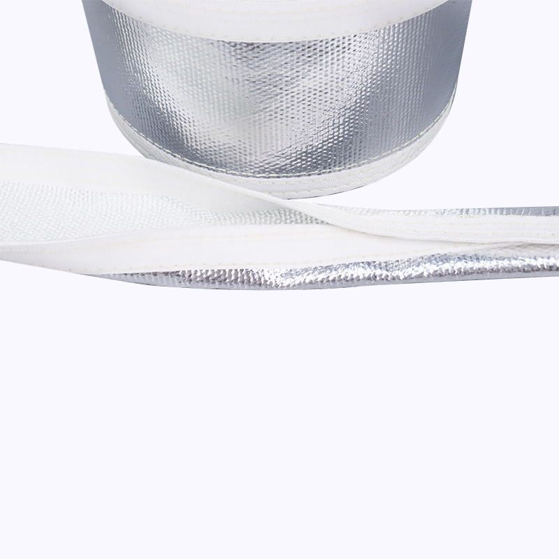 Aluminum Foil Fiberglass Sleeve With Velcro