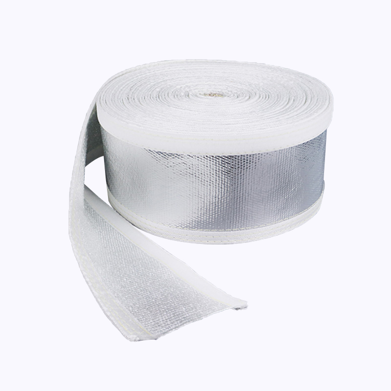 Aluminum Foil Fiberglass Sleeve With Velcro